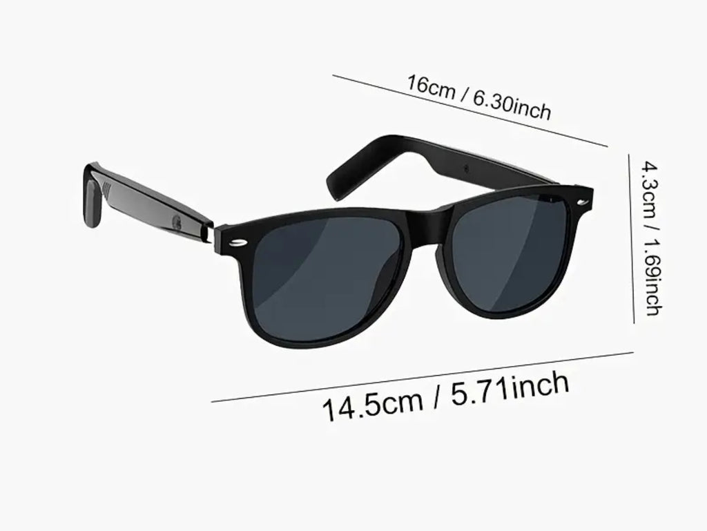 Inteligentne Okulary AI Black